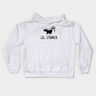 Lil Stinker for Skunk Lovers Kids Hoodie